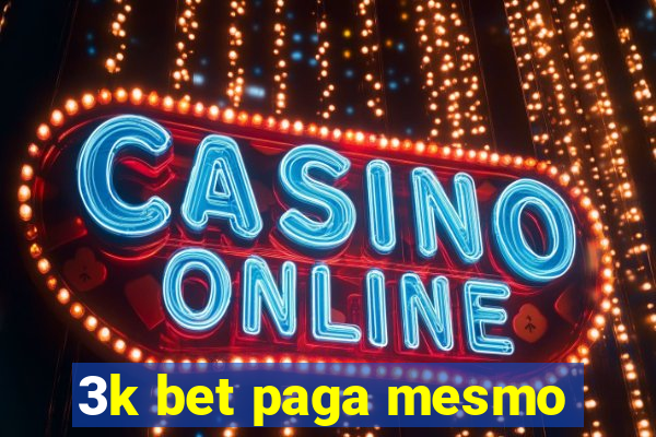 3k bet paga mesmo